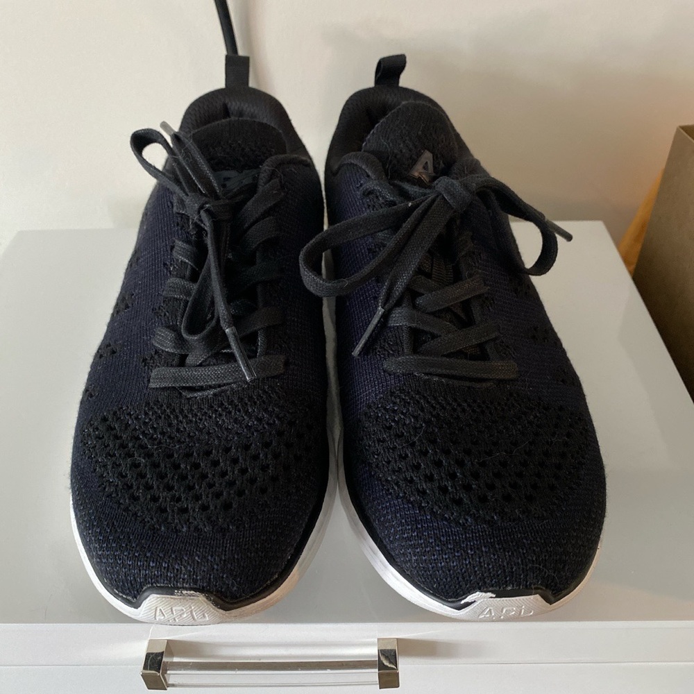 Brand new worn once APL! Navy and black